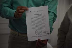 Autoridades de Salud entregaron certificación al Puesto Sanitario de Cañadón Seco