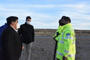Visitaron el puesto de hisopados del acceso a Las Heras