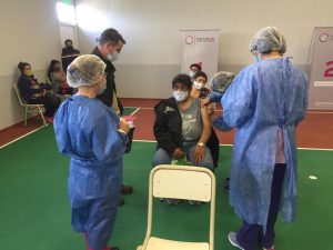 Comienza a funcionar el puesto de hisopado en Paso Linares