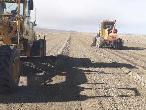 Vialidad Provincial lleva a cabo tareas en la pista del Aeroclub de El Chaltén