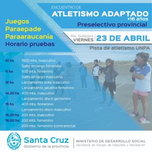 Jornada de atletismo adaptado de cara a los próximos ParaEpade y ParaAraucanía