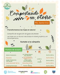 Acciones Verdes: Inicia la campaña de recolección de hojas de árboles “Compostando en Otoño”