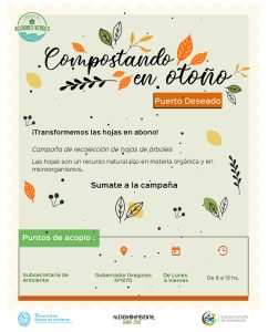 Acciones Verdes: Inicia la campaña de recolección de hojas de árboles “Compostando en Otoño”