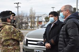 Autoridades de Salud visitaron el Centro de Vacunación en el predio del Hospital Militar de Río Gallegos