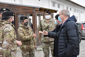 Autoridades de Salud visitaron el Centro de Vacunación en el predio del Hospital Militar de Río Gallegos