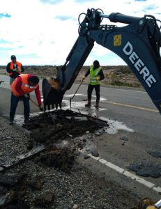 Vialidad Provincial realiza tareas de acondicionamiento en rutas de la provincia