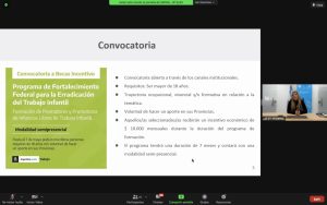 Convocan a la inscripción a becas para el Programa de Fortalecimiento Federal para la Erradicación del Trabajo Infantil