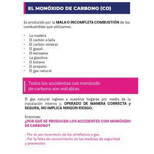 Brindan recomendaciones para prevenir accidentes por monóxido de carbono