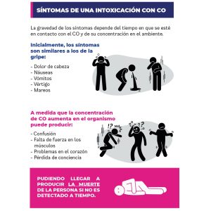 Brindan recomendaciones para prevenir accidentes por monóxido de carbono