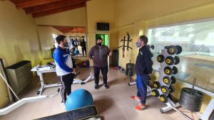 Autoridades provinciales realizaron relevamientos en instituciones deportivas