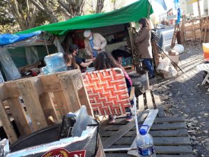 Derechos Humanos dialogó con el trabajador de la Salud que se encuentra en Casa de Gobierno