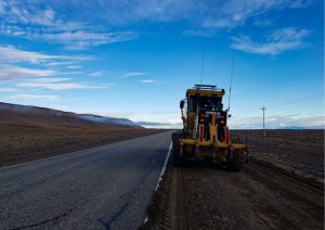 Vialidad Provincial concreta acciones en distintos puntos de Santa Cruz