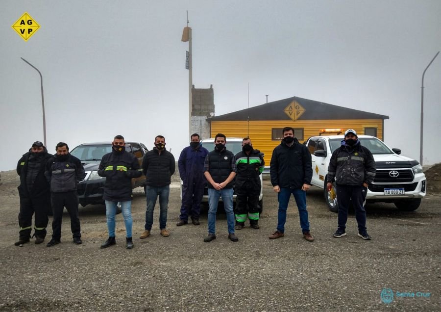 Vialidad Provincial concreta acciones en distintos puntos de Santa Cruz