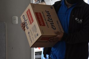 Entrega de leche fortificada en los CAPS