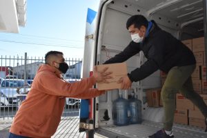 Entrega de leche fortificada en los CAPS