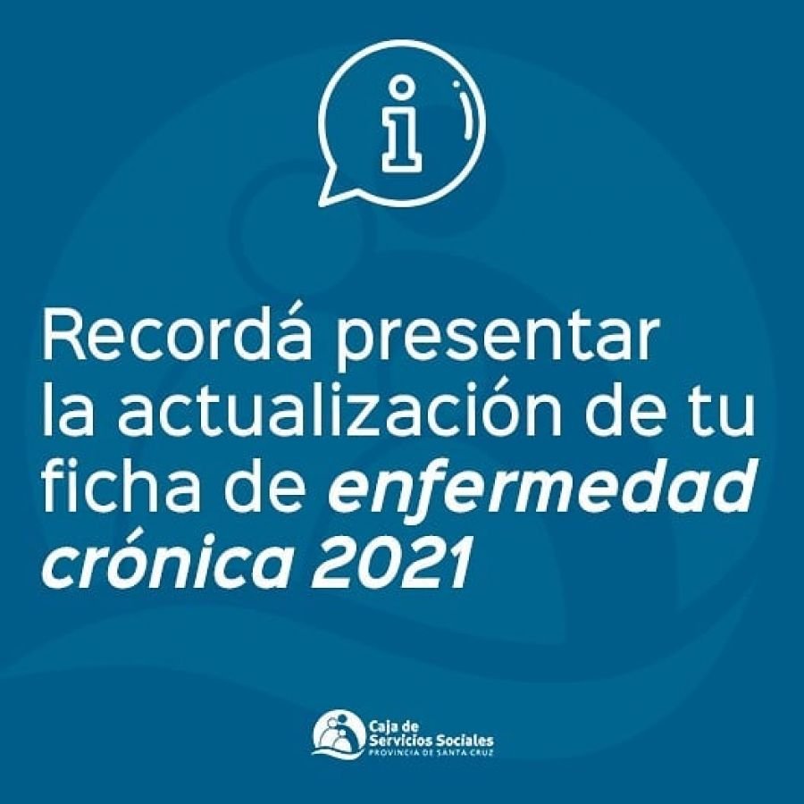 La Caja de Servicios Sociales reitera la importancia de actualizar las fichas de enfermedades crónicas