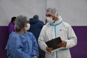 El equipo de vacunadores itinerantes llegó a Piedra Buena