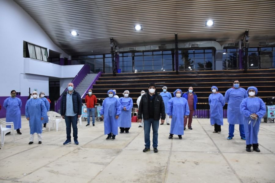 El equipo de vacunadores itinerantes llegó a Piedra Buena