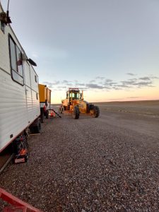 Vialidad Provincial concreta distintas acciones en las localidades de Santa Cruz