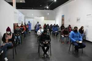 García: “Hoy estimamos que se vacunaran cerca de mil personas”