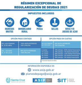 ASIP lanza Prórroga para el Régimen Excepcional de Regularización de Deudas 2021