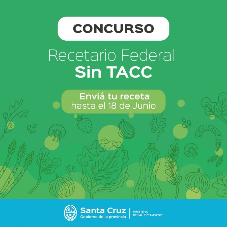 Primer concurso para la conformación de un “Recetario Federal sin TACC"