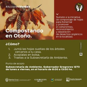 “Compostando en Otoño”: Gran participación de las comunidades de Puerto Deseado y Río Turbio
