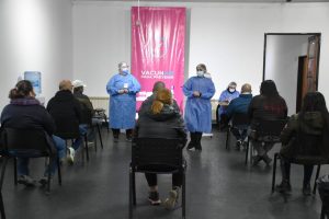 Se concretó una nueva jornada de vacunación en el Complejo Cultural de Río Gallegos