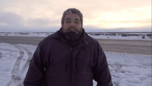 Vialidad Provincial realiza tareas de despeje de nieve y distribución de sal en rutas