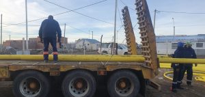 Concretan los trabajos finales en la obra de extensión de la red de gas del Bº 22 de Septiembre de Río Gallegos