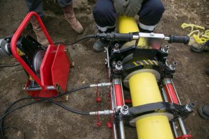 Concretan los trabajos finales en la obra de extensión de la red de gas del Bº 22 de Septiembre de Río Gallegos