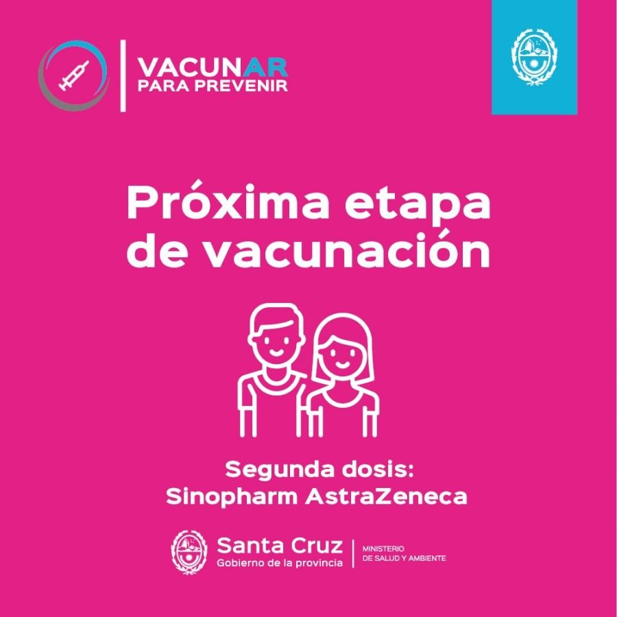Vacunar para prevenir: Habilitan turnos para aplicarse la segunda dosis de Sinopharm y Astrazeneca