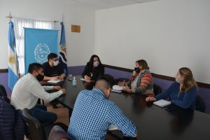 Concretaron jornada de trabajo en Caleta Olivia