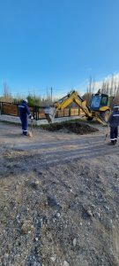 Comenzó la obra de extensión de redes de gas en Los Antiguos