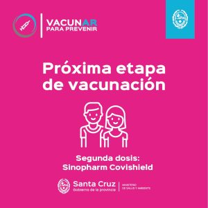 Vacunar para prevenir: Habilitan turnos para primeras y segundas dosis