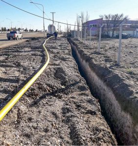 Avanza la ampliación de redes de gas en Fitz Roy