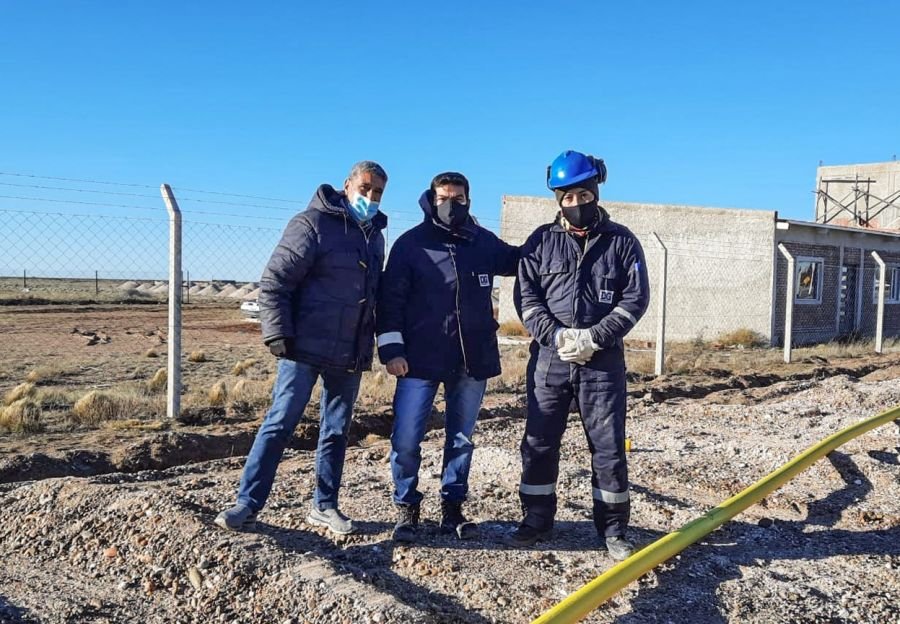 Avanza la ampliación de redes de gas en Fitz Roy