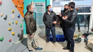 Autoridades visitaron clubes y plantas estables de El Calafate y El Chaltén