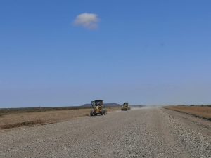 Realizan tareas de mantenimiento sobre la Ruta Provincial N° 18