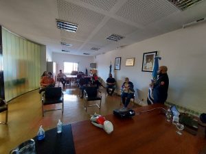 Capacitaron al personal de la Caja de Previsión Social en RCP y Primeros Auxilios
