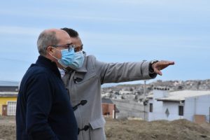 Recorrieron el predio donde se instalará el Hospital Modular de Caleta Olivia