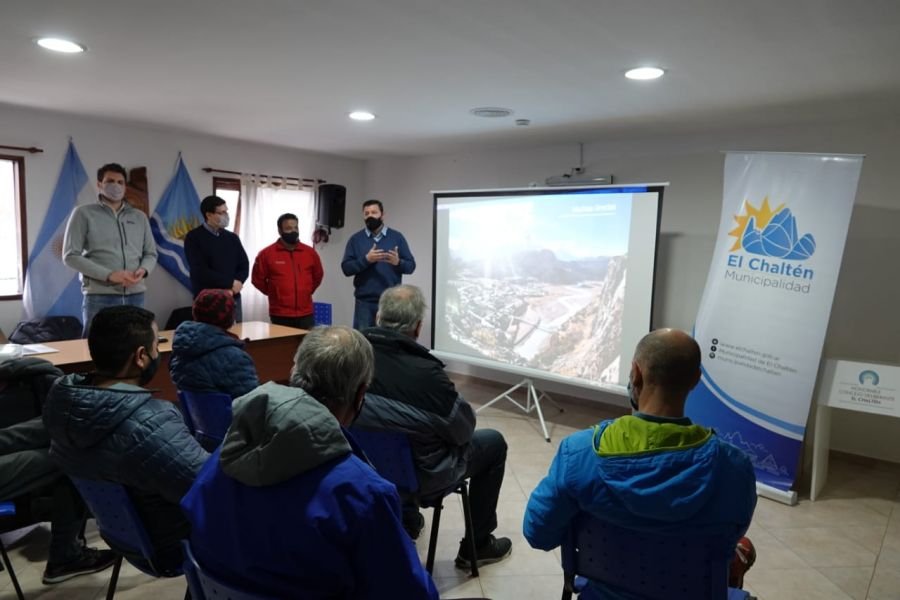 Gómez Bull: “Con esta obra los habitantes de El Chaltén van a tener trabajo”