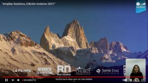 Invierno 2021: La oferta turística de Santa Cruz se lució en el ciclo “Ampliar Destinos”