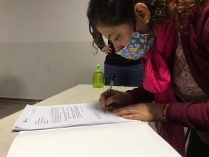 Se realizó la entrega de Matrícula a Cooperativa de Trabajo Textil Rio Turbio