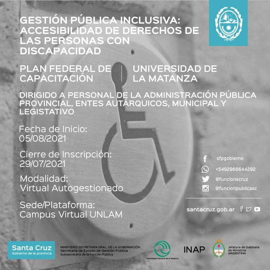 Plan Federal de Capacitación: Propuestas Tutoradas de la Universidad de La Matanza y el INAP