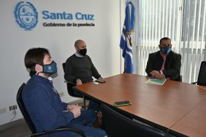 El director de la Casa de Santa Cruz recibió al intendente de Los Antiguos