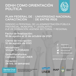 Plan Federal de Capacitación: invitan a la comunidad a formar parte de los espacios de formación