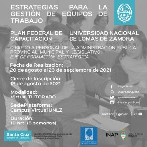Plan Federal de Capacitación: invitan a la comunidad a formar parte de los espacios de formación