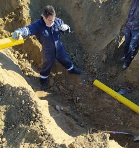 Quedó rehabilitado el servicio de gas en el barrio esperanza de Caleta Olivia