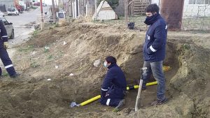 Quedó rehabilitado el servicio de gas en el barrio esperanza de Caleta Olivia